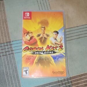 Cobra Kai 2 Dojos Rising Nintendo Red Yellow Game